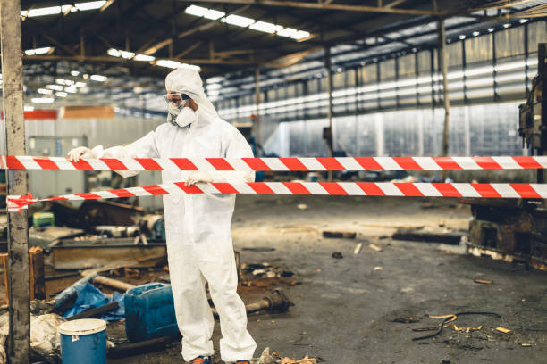 Professional Biohazard technician working in Ventnor City, NJ